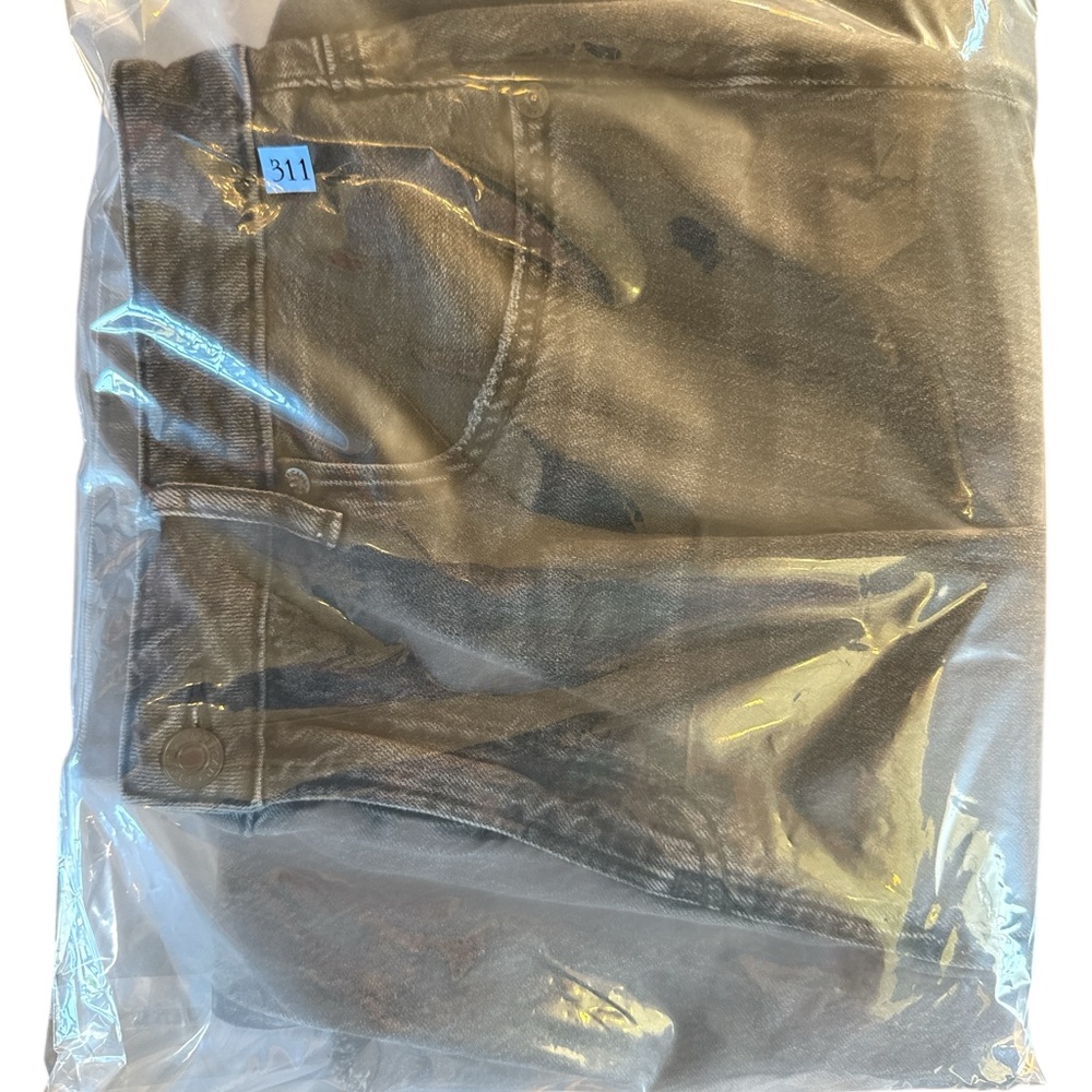 American Eagle Outfitters Charcoal A-Line Soft Denim Skirt - Picture 8 of 8